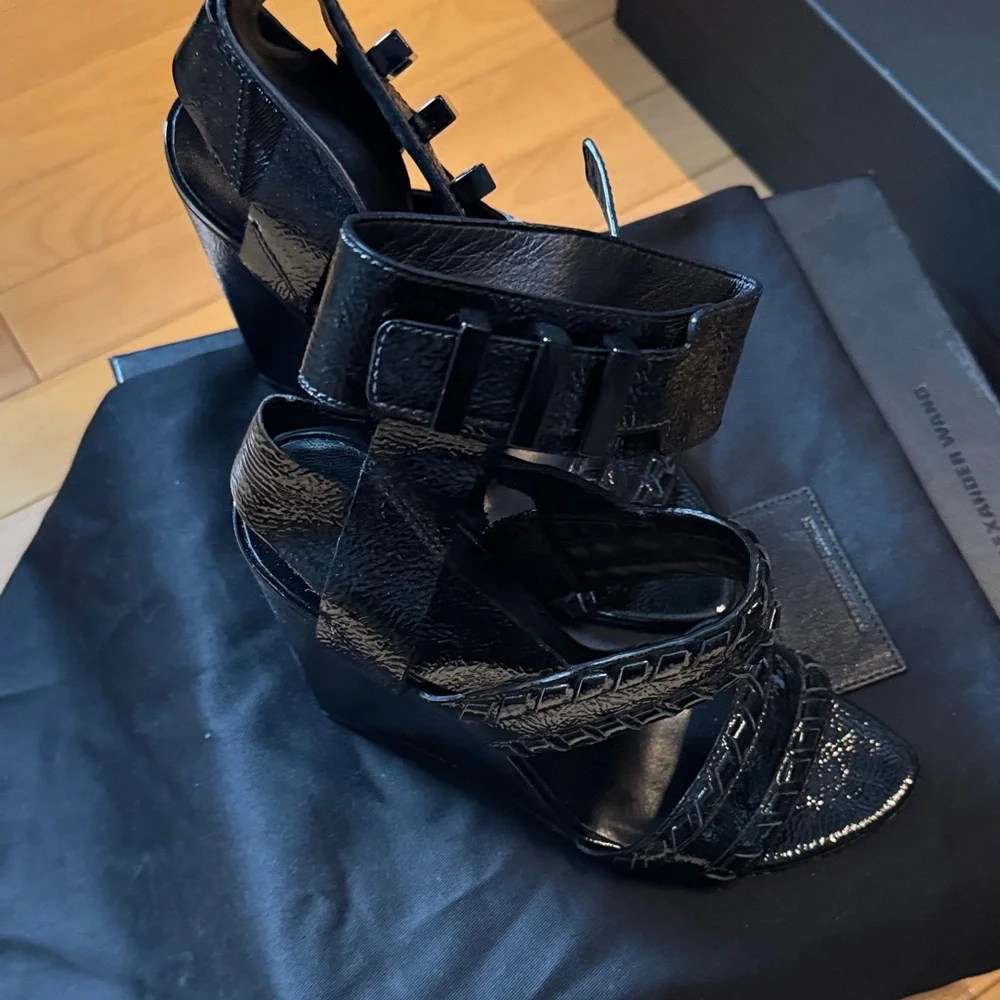 Alexander Wang Black Strappy Sandals